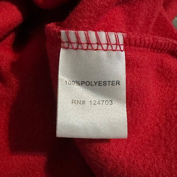 Rebecca Malone Holiday Vest Womens XL Red Fleece Snowman Embroidered Christmas - Picture 5 of 9